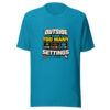 Outside Has Too Many Settings Heartbeat-20260630T114512Z Graphic Tee mockup 2