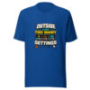 Outside Has Too Many Settings Heartbeat-20260630T114512Z Graphic Tee mockup 3