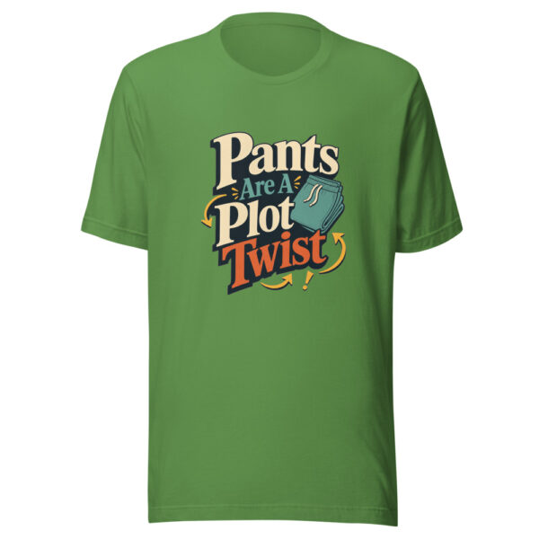 Pants Are A Plot Twist Heartbeat-20260701T014744Z Graphic Tee mockup 15