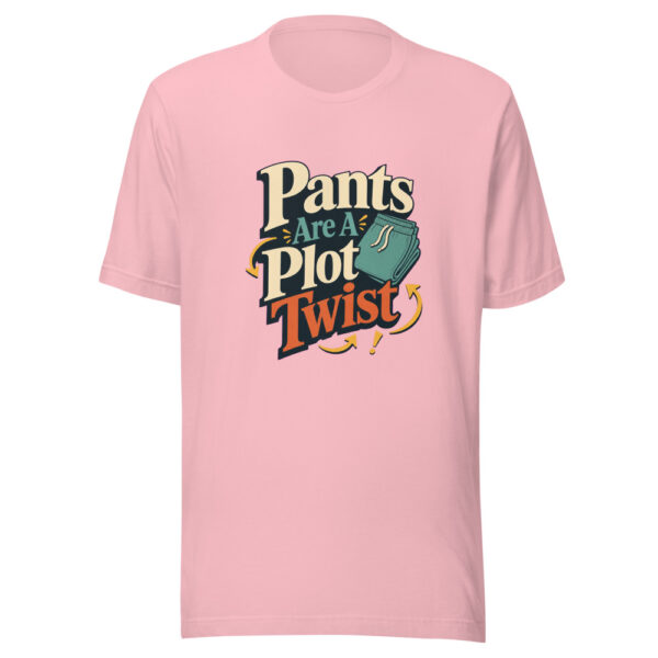 Pants Are A Plot Twist Heartbeat-20260701T014744Z Graphic Tee mockup 17