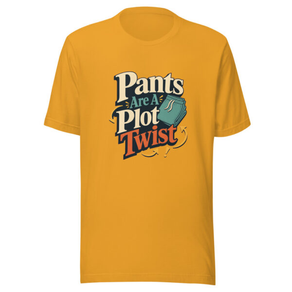 Pants Are A Plot Twist Heartbeat-20260701T014744Z Graphic Tee mockup 2