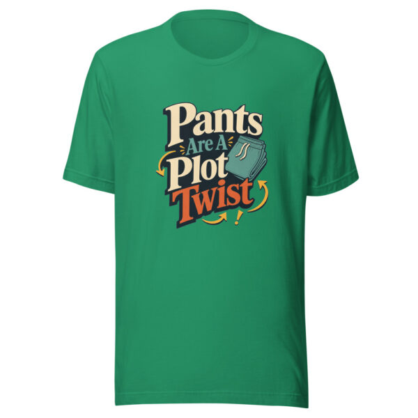 Pants Are A Plot Twist Heartbeat-20260701T014744Z Graphic Tee mockup 6