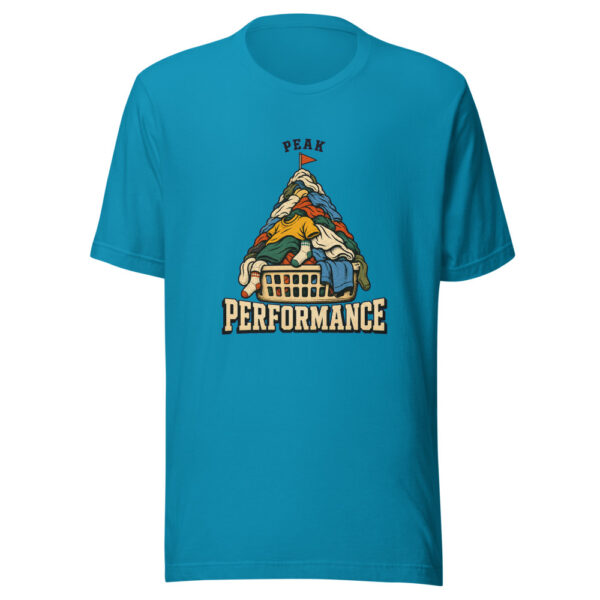 Peak Performance Laundry-adventure-pun Graphic Tee mockup 2