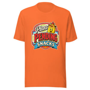 Plans Pending Snacks Graphic Tee mockup 1 Plans Pending Snacks Graphic Tee front view