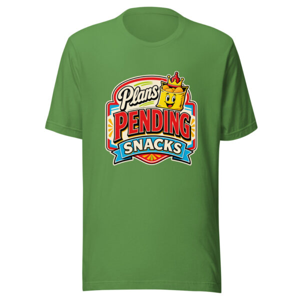 Plans Pending Snacks Graphic Tee mockup 16