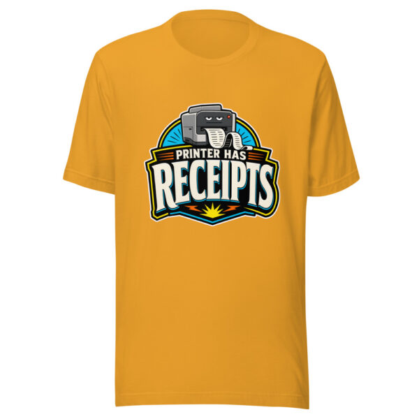Printer Has Receipts Graphic Tee mockup 3 Printer Has Receipts Graphic Tee mockup 3