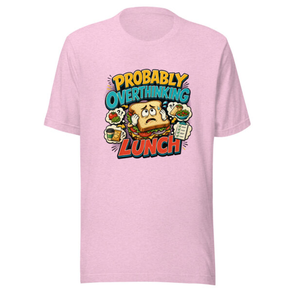 Probably Overthinking Lunch Graphic Tee mockup 23 Probably Overthinking Lunch Graphic Tee mockup 23