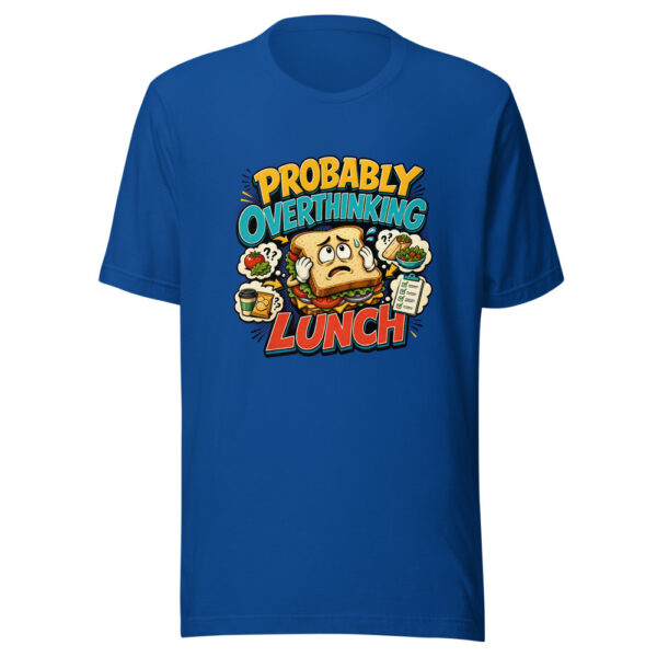 Probably Overthinking Lunch Graphic Tee mockup 6 Probably Overthinking Lunch Graphic Tee mockup 6