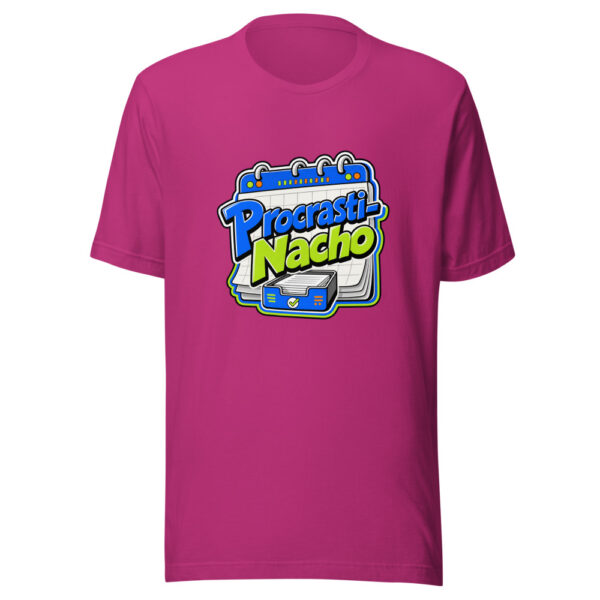 Procrasti-Nacho Graphic Tee mockup 3