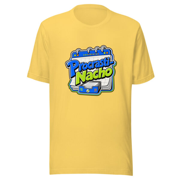 Procrasti-Nacho Graphic Tee mockup 6