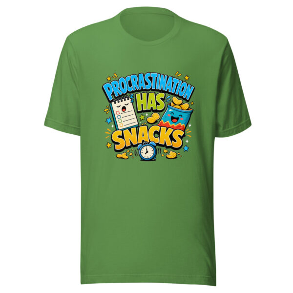 PROCRASTINATION HAS SNACKS Heartbeat-20260622-codex-fallback Graphic Tee mockup 16
