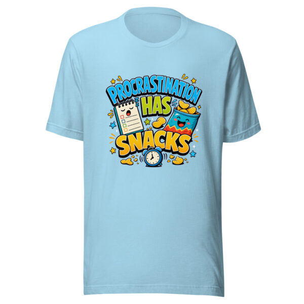 PROCRASTINATION HAS SNACKS Heartbeat-20260622-codex-fallback Graphic Tee mockup 17