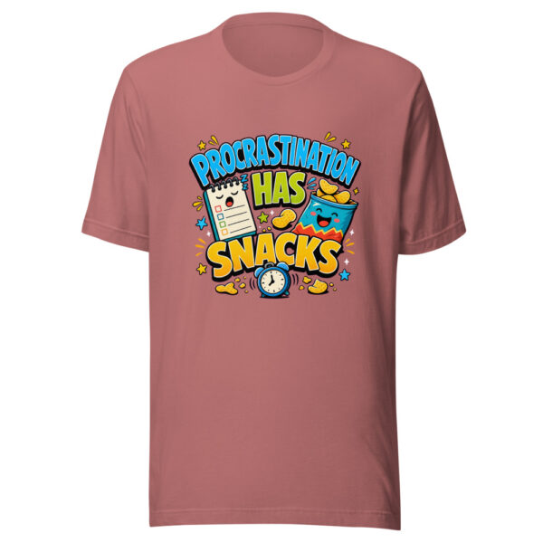 PROCRASTINATION HAS SNACKS Heartbeat-20260622-codex-fallback Graphic Tee mockup 21
