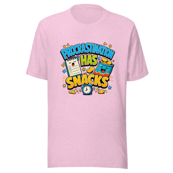 PROCRASTINATION HAS SNACKS Heartbeat-20260622-codex-fallback Graphic Tee mockup 23
