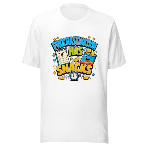PROCRASTINATION HAS SNACKS Heartbeat-20260622-codex-fallback Graphic Tee mockup 8