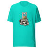 Remote Says No Graphic Tee mockup 4