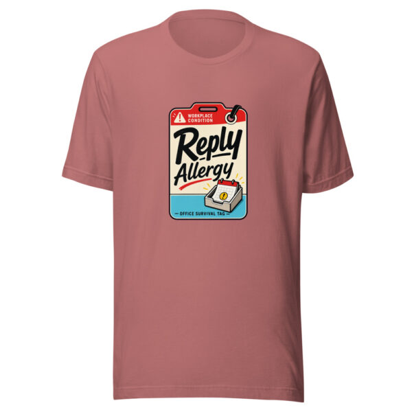 Reply Allergy Graphic Tee mockup 21