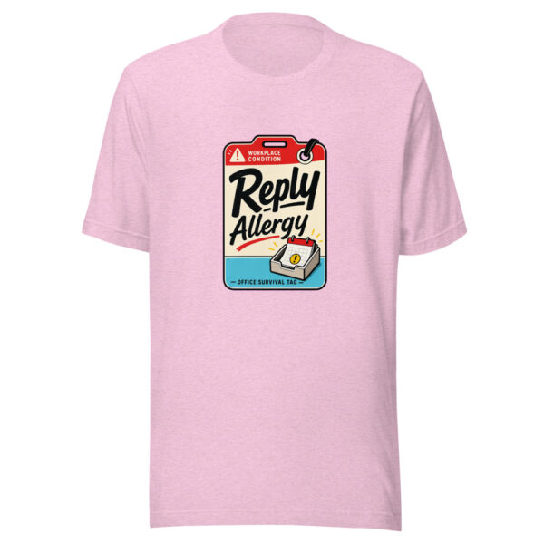 Reply Allergy Graphic Tee mockup 23