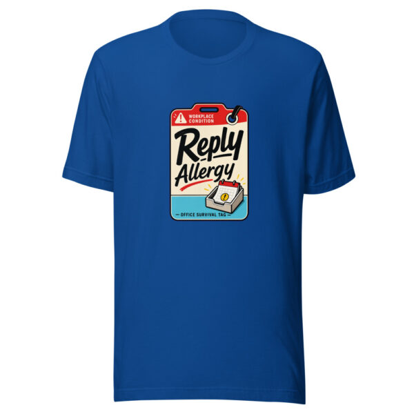 Reply Allergy Graphic Tee mockup 6