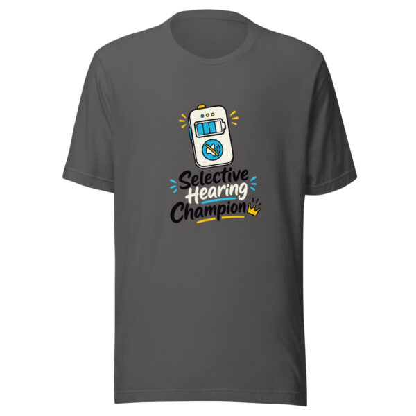 Selective Hearing Champion Graphic Tee mockup 10 Selective Hearing Champion Graphic Tee mockup 10