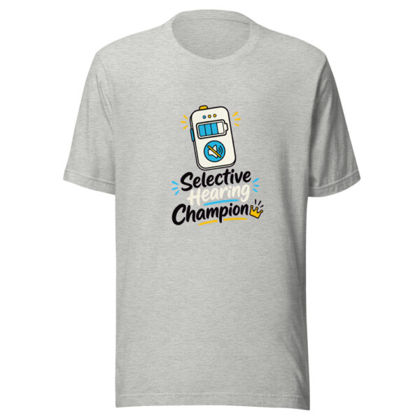 Selective Hearing Champion Graphic Tee mockup 11 Selective Hearing Champion Graphic Tee mockup 11