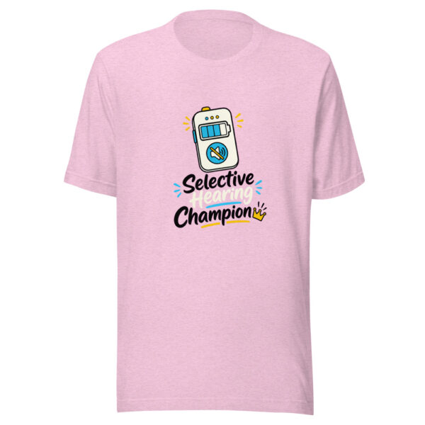 Selective Hearing Champion Graphic Tee mockup 23 Selective Hearing Champion Graphic Tee mockup 23