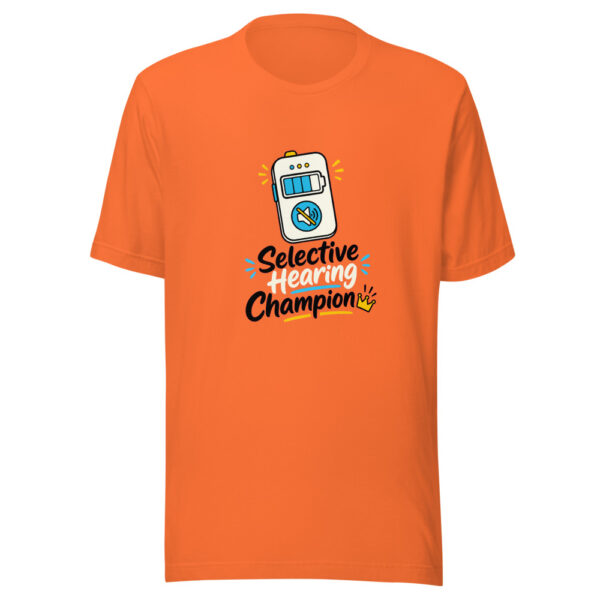 Selective Hearing Champion Graphic Tee mockup 3 Selective Hearing Champion Graphic Tee mockup 3