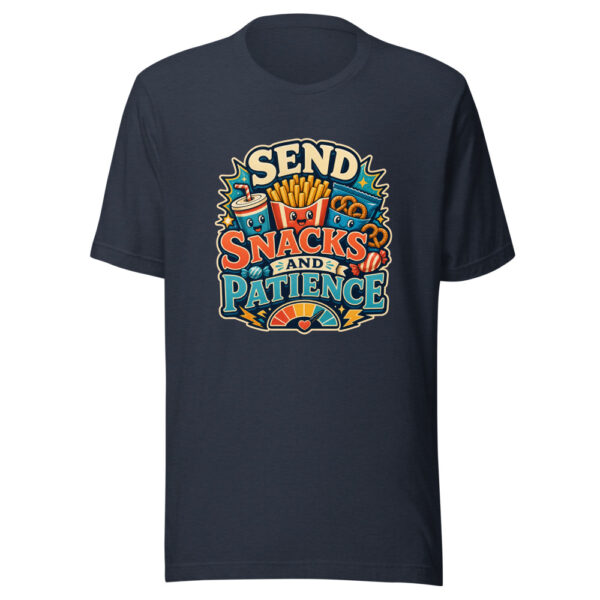 SEND SNACKS AND PATIENCE Heartbeat-20260624-codex-fallback Graphic Tee mockup 13