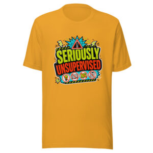SERIOUSLY UNSUPERVISED Heartbeat-20260621-codex-fallback Graphic Tee front view