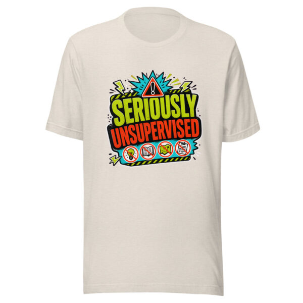 SERIOUSLY UNSUPERVISED Heartbeat-20260621-codex-fallback Graphic Tee mockup 14