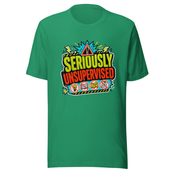 SERIOUSLY UNSUPERVISED Heartbeat-20260621-codex-fallback Graphic Tee mockup 3