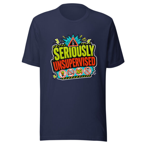 SERIOUSLY UNSUPERVISED Heartbeat-20260621-codex-fallback Graphic Tee mockup 9