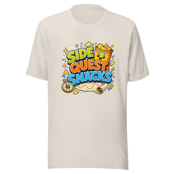 SIDE QUEST SNACKS Heartbeat-20260623-codex-fallback Graphic Tee mockup 14