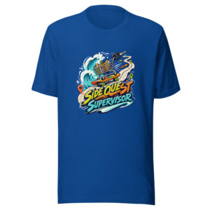 Side Quest Supervisor Graphic Tee front view