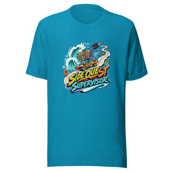 Side Quest Supervisor Graphic Tee mockup 2