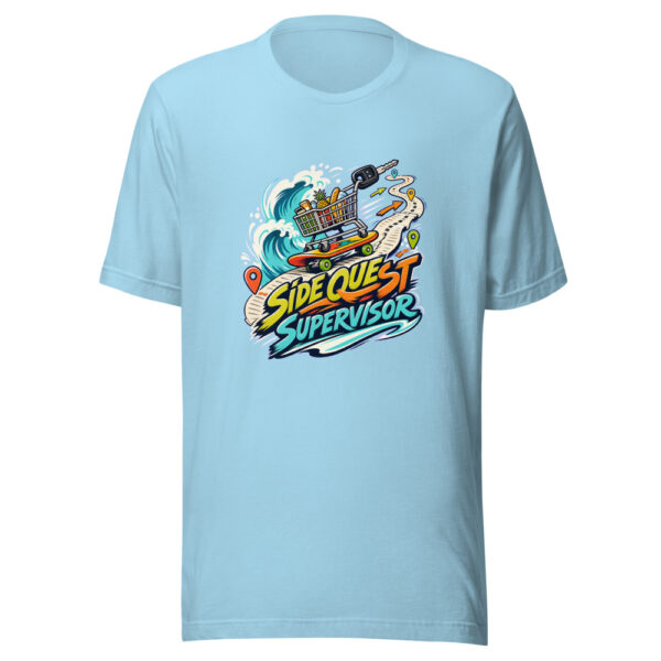 Side Quest Supervisor Graphic Tee mockup 4