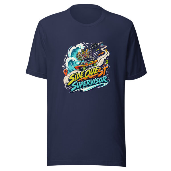 Side Quest Supervisor Graphic Tee mockup 9