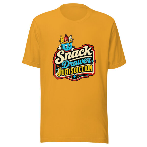 Snack Drawer Jurisdiction Graphic Tee mockup 1 Snack Drawer Jurisdiction Graphic Tee front view