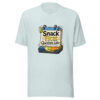 Snack First Questions Later Graphic Tee mockup 22