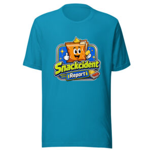 Snackcident Report Graphic Tee front view