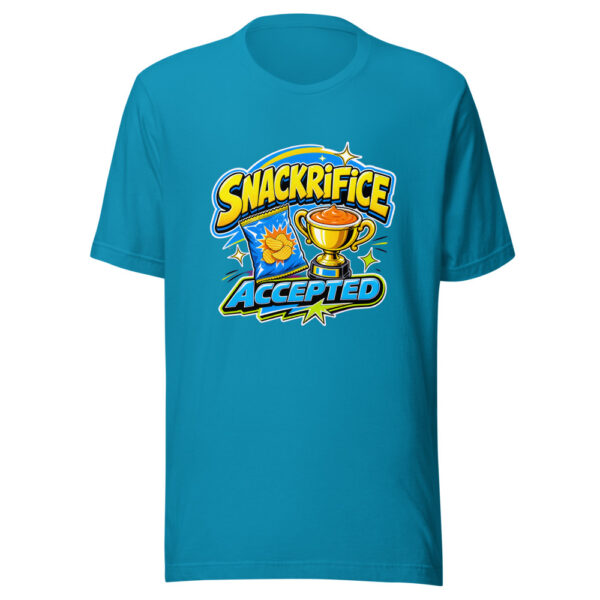 Snackrifice Accepted Graphic Tee mockup 1 Snackrifice Accepted Graphic Tee front view