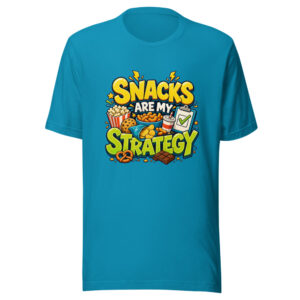 SNACKS ARE MY STRATEGY Heartbeat-20260622-codex-fallback Graphic Tee front view