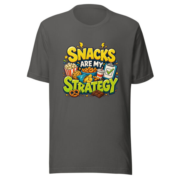 SNACKS ARE MY STRATEGY Heartbeat-20260622-codex-fallback Graphic Tee mockup 10