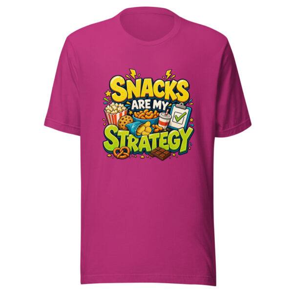 SNACKS ARE MY STRATEGY Heartbeat-20260622-codex-fallback Graphic Tee mockup 15