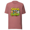 SNACKS ARE MY STRATEGY Heartbeat-20260622-codex-fallback Graphic Tee mockup 21