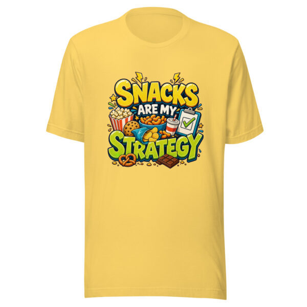 SNACKS ARE MY STRATEGY Heartbeat-20260622-codex-fallback Graphic Tee mockup 5