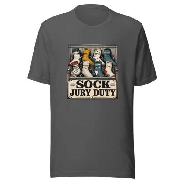 Sock Jury Duty Heartbeat-20260630T214656Z Graphic Tee mockup 10