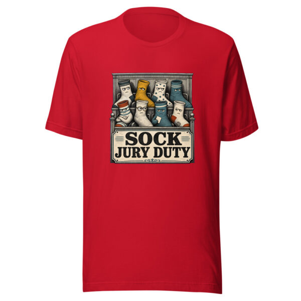 Sock Jury Duty Heartbeat-20260630T214656Z Graphic Tee mockup 19