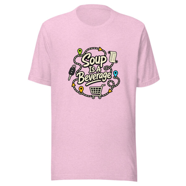 Soup Is A Beverage Graphic Tee mockup 23