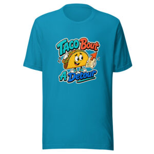Taco Bout A Detour Graphic Tee front view